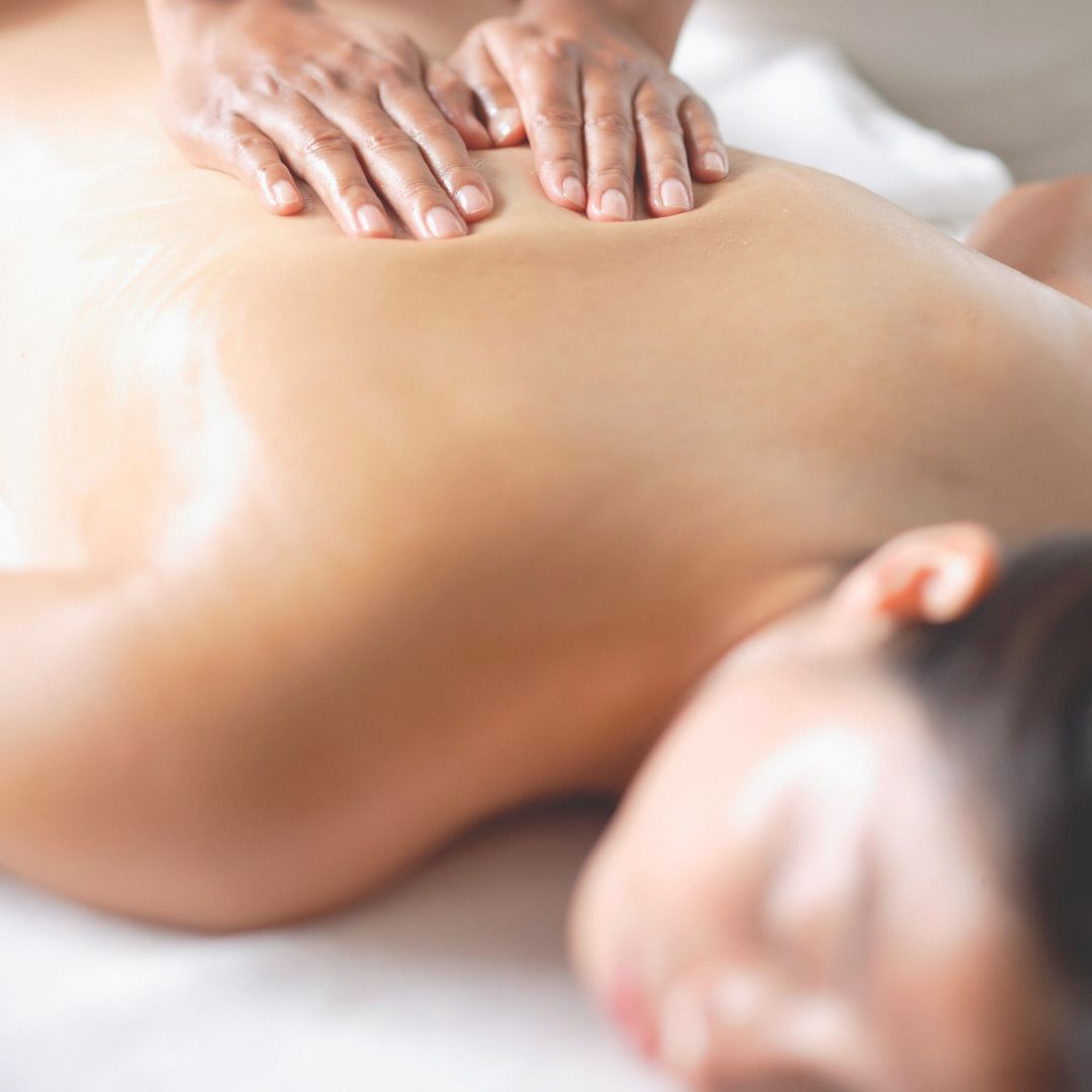 Moment de détente massage